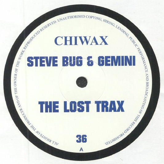 Steve Bug & Gemini - The Lost Trax