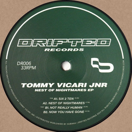 Tommy Vicari Jnr - Nest of Nightmares EP